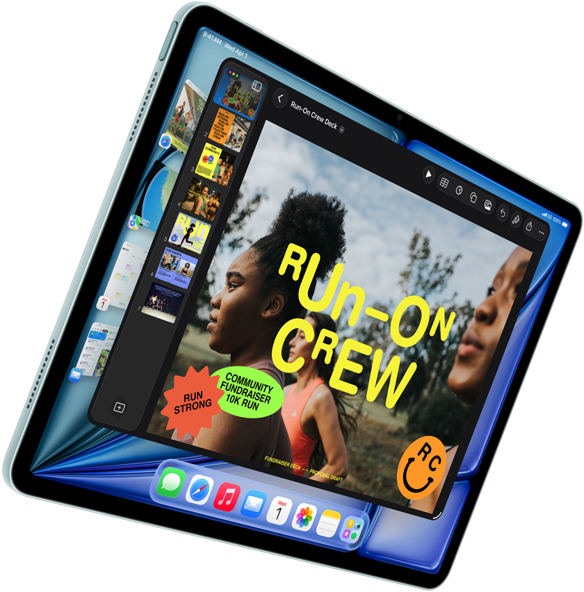 iPad Air i blått